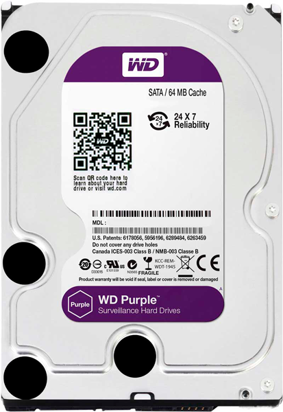 Жесткий диск WD Purple 6TB WD64PURZ